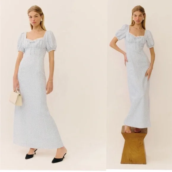 Reformation cherise linen dress Cindy Reformation cherise linen dress Cindy